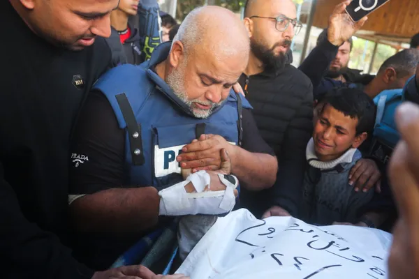 img of 以色列袭击加沙，资深记者之子成家族第五位被杀成员