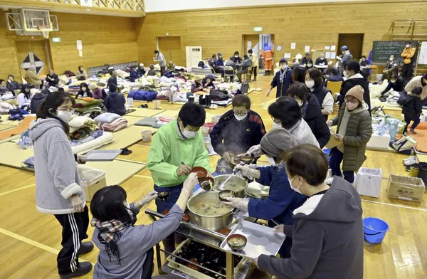 img of 日本新年地震已造成200多人死亡，其中8人在避难所死亡