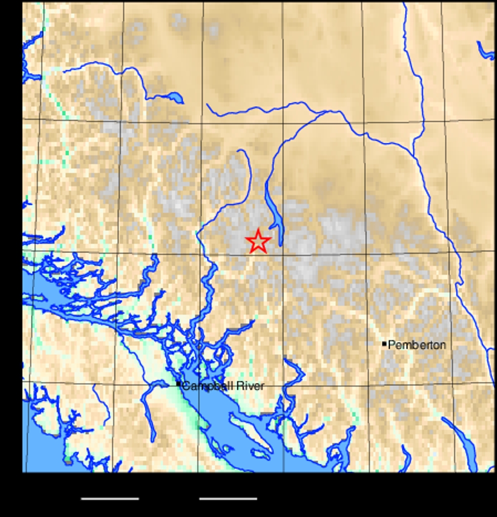 img of 加拿大卑诗省南海岸发生4.9级地震